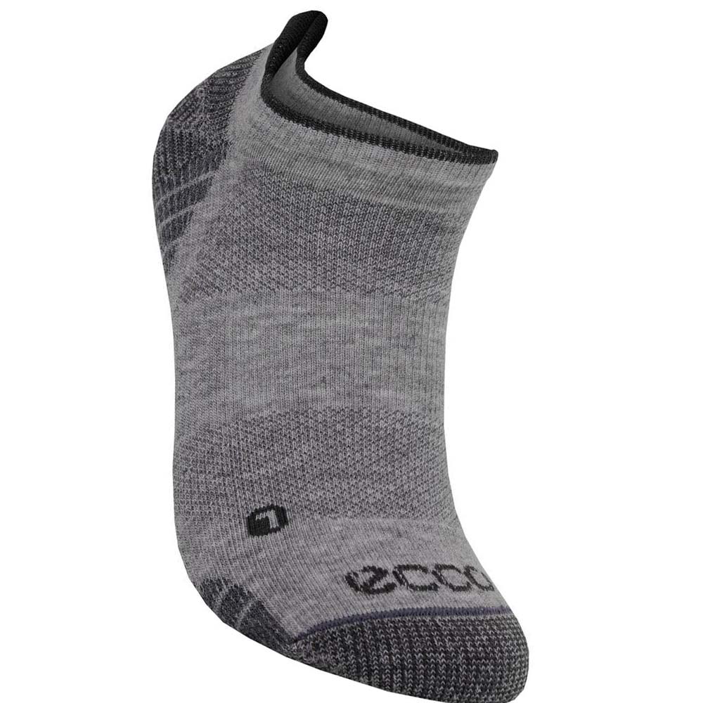 Women\'s Ecco Golf Low-cut Socks Socks Silver / Grey | Canada 428QMA